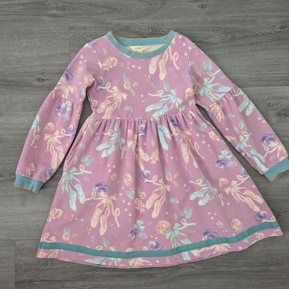 Matilda Jane Lavender Floral Kids Dress